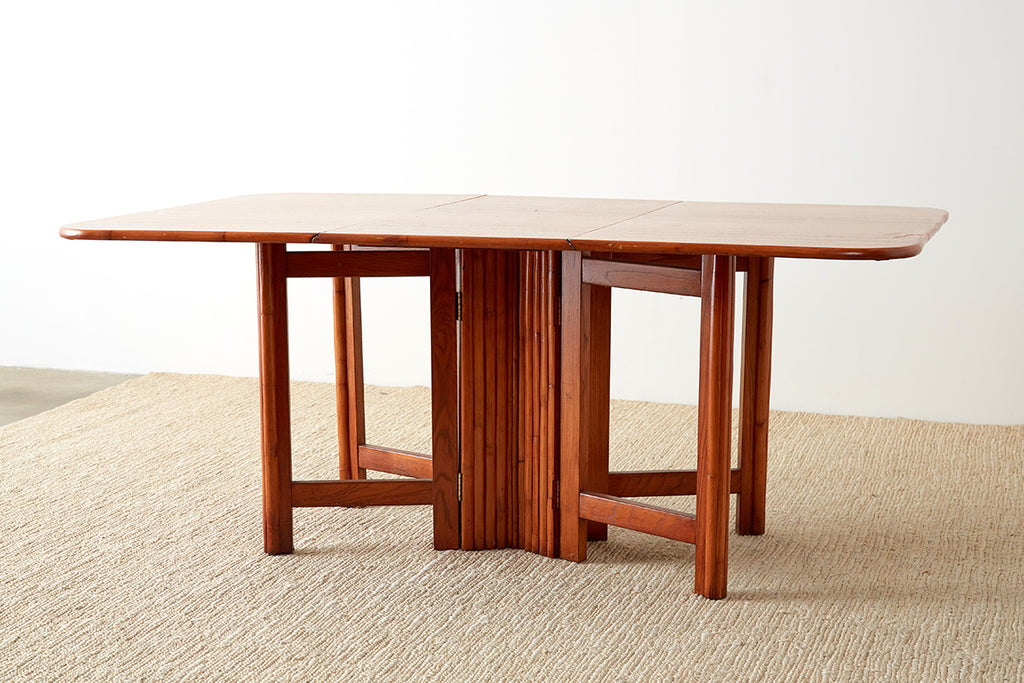 Folding Dining Mid Century Drop Leaf Table And Chairs Drop Leaf