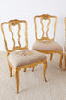 Italian Giltwood Venetian Style Dining Chairs