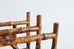 English Chinoiserie Bamboo Canterbury Magazine Stand