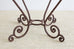 Scrolled Wrought Iron Breakfast or Patio Garden Table
