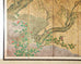 Japanese Six-Panel Edo Screen Willow with Flowers