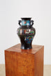 20th Century Japanese Bronze Champlevé Enamel Vase