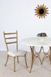 Set of Four Italian Midcentury Faux Bamboo Dining Chairs