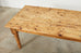 Country English Style Pine Farmhouse Dining Harvest Table