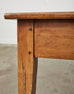 Country French Provincial Fruitwood Farmhouse Dining Table