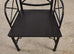 Chinese Chippendale Faux Bamboo Iron Garden Chairs
