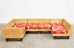 Midcentury Ficks Reed Rattan Wicker Six-Piece Sectional Sofa