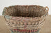 French Woven Wicker Champagne Grape Harvest Basket