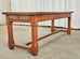 19th Century Country French Provincial Oak Farmhouse Trestle Table