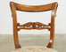 Pair of 19th Century French Louis Philippe Fruitwood Hall Chairs