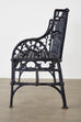 English Coalbrookdale Attributed Iron Gothic Revival Garden Benches