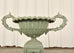 Pair of Neoclassical Style Painted Garden Urn Jardinaires