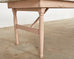 Country American Painted Pine Farmhouse Folding Harvest Dining Table