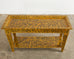 English Regency Style Two Tier Console Speckled by Ira Yeager