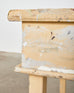 Artist Ira Yeager's Studio Painting Palette Work Table