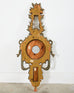 19th Century Italian Carved Louis XVI Style Giltwood Barometer