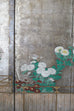 Pair of Japanese Edo Screens Chrysanthemums Along Fence