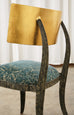 Pair of Gilt Iron Klismos Chairs by Ched Berenguer-Topacio