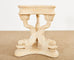 Neoclassical Venetian Grotto Style Dolphin Center Table