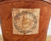19th Century, English Regency Leather Oval Hat Box