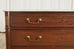 French Louis XVI Style Mahogany Marble Top Commode Chest