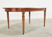 French Louis XVI Style Fruitwood Oval Dining Table with Leaves