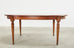 French Louis XVI Style Fruitwood Oval Dining Table with Leaves