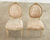 Set of Six French Louis XVI Style Painted Dining Chairs