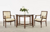 Set of Four French Louis XVI Style Mahogany Dining Armchairs