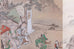 19th Century Japanese Four Panel Kano School Painting Edo Screen