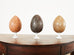 Set of Three Large Italian Marble Eggs
