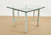 McGuire Organic Modern Bamboo Rattan Square Dining Table