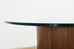 McGuire Organic Modern Bamboo Oak Pedestal Dining Table