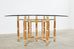 McGuire Organic Modern Blonde Bamboo Hexagonal Dining Table