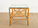 McGuire Rattan Target Design Cocktail or Occasional Table