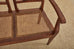 Italian Neoclassical Style Mahogany Cane Seat Bench Settee