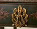 George II Style Mahogany Chinese Chippendale Lacquered Huntboard Sideboard