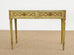 Mid-Century Neoclassical Style Lacquered Marble Top Console Table
