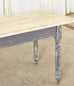 American Country Painted Pine Farmhouse Dining Table or Console