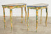Pair of Demilunes or Center Table Painted by Ira Yeager