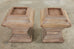Pair of French Mid-Century Wood Pedestal Tables or Candle Holders