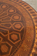 19th Century Italian Neoclassical Round Parquetry Walnut Dining Centre Table