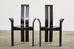 Set of Six Pietro Costantini Post Modern Lacquered Dining Chairs