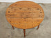 19th Century Country French Provincial Pine Drop Leaf Dining Table