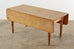 19th Century Country English Drop-Leaf Pine Farmhouse Dining Table