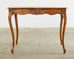 19th Century Country French Provincial Walnut Writing Table Desk