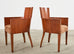 Set of Ten Ralph Lauren Modern Hollywood Mahogany Dining Chairs