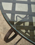 Rose Tarlow Style Wrought Iron Patio Garden Dining Table