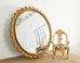 Monumental Italian Neoclassical Style Gilt Sunburst Mirror