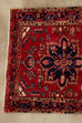 Semi Antique Persian Heriz Tribal Design Runner